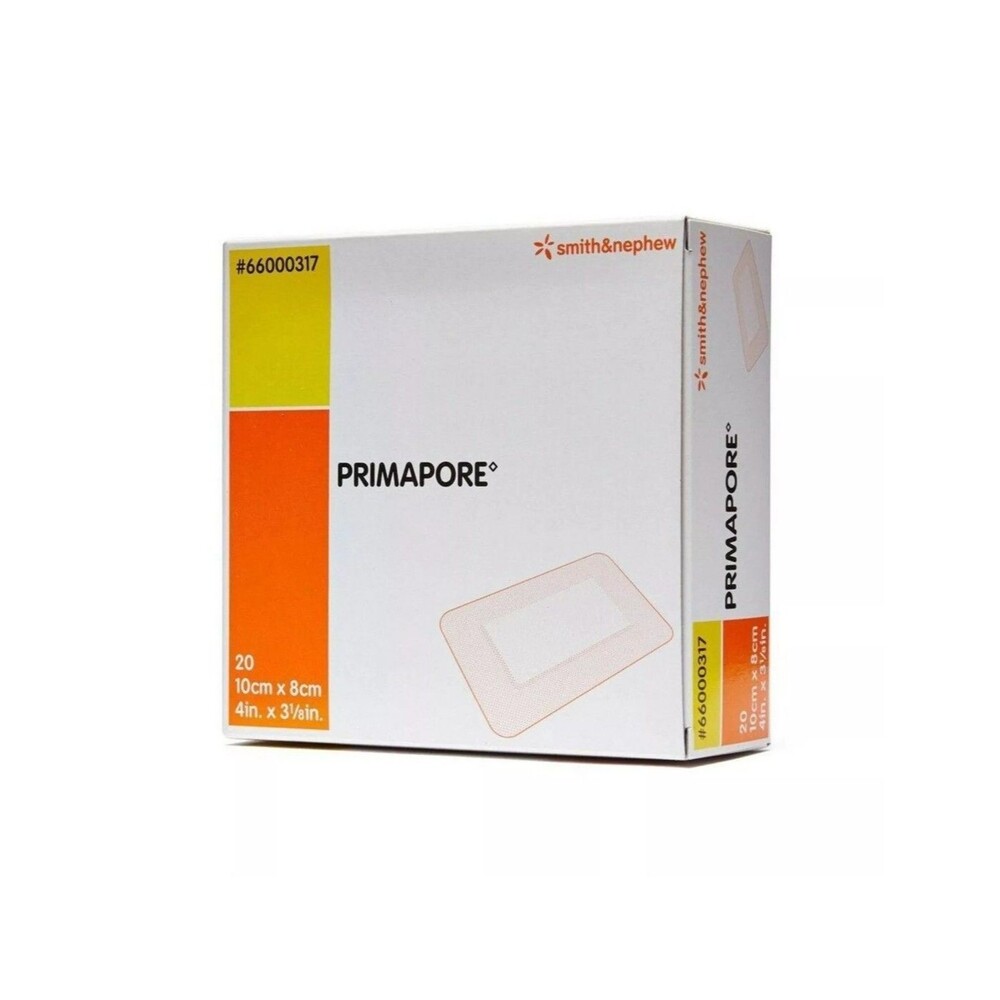 Primapore Non-Woven Adhesive Wound Dressing 10cm x 8cm (x20)